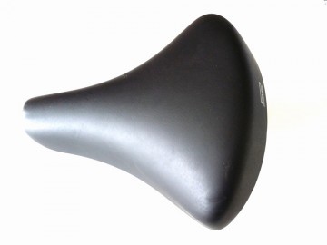 Standaard zadel zwart bakfiets.nl bakfietsonderdelen.nl