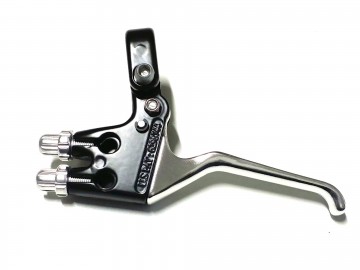 Remgreep voor twee remkabels bakfietsonderdelen.nl