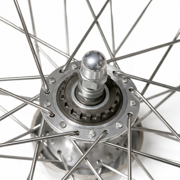 Bakfiets.nl detail aansluiting rollerbrake voor 20-inch voorwiel