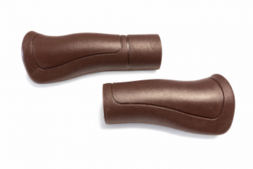 Bakfiets.nl bruine handvatten set – origineel met comfortabele grip