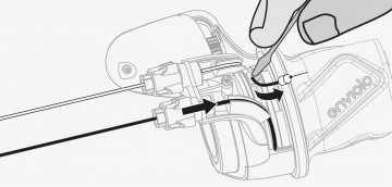 Urban Arrow Enviolo shifter binnenkabel – gemonteerd