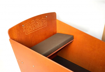 Zitkussen dubbel bruin  bakfietsonderdelene.nl